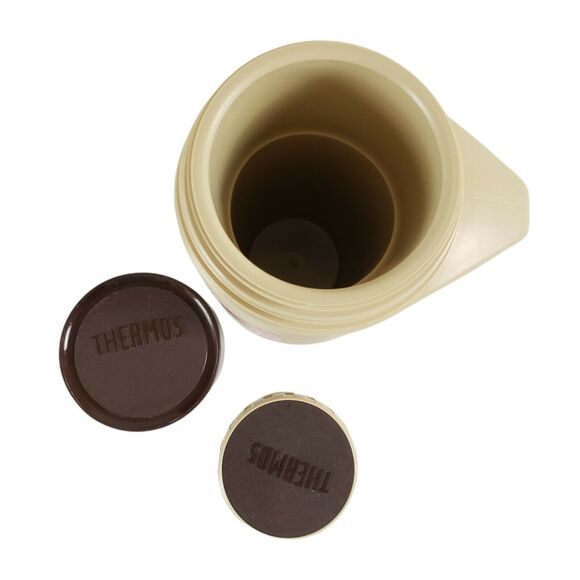 Vintage THERMOS Unbreakables 4415 Container Mug w/ Handle CLEAN Holds 2 Soda Can - Picture 2 of 9